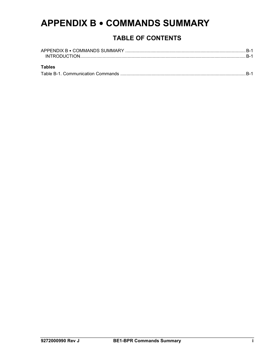 Basler Electric BE1-BPR User Manual | Page 171 / 182