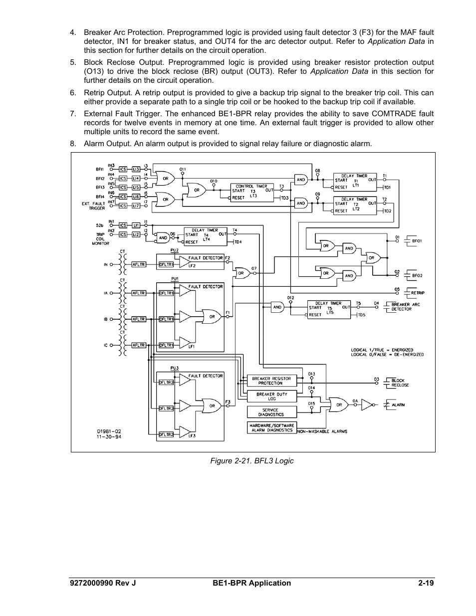Basler Electric BE1-BPR User Manual | Page 43 / 182