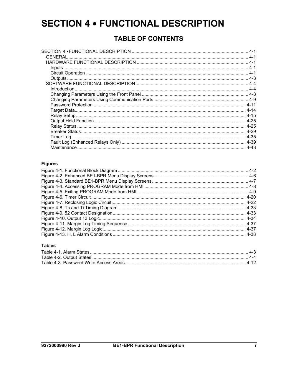 Basler Electric BE1-BPR User Manual | Page 51 / 182