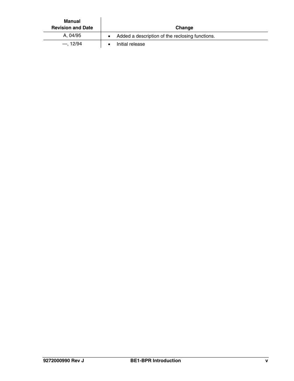 Basler Electric BE1-BPR User Manual | Page 7 / 182