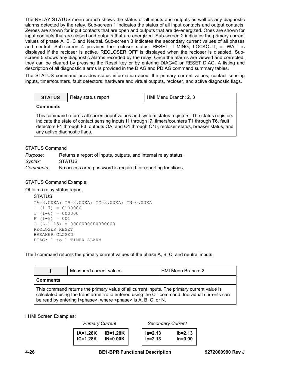 Basler Electric BE1-BPR User Manual | Page 78 / 182