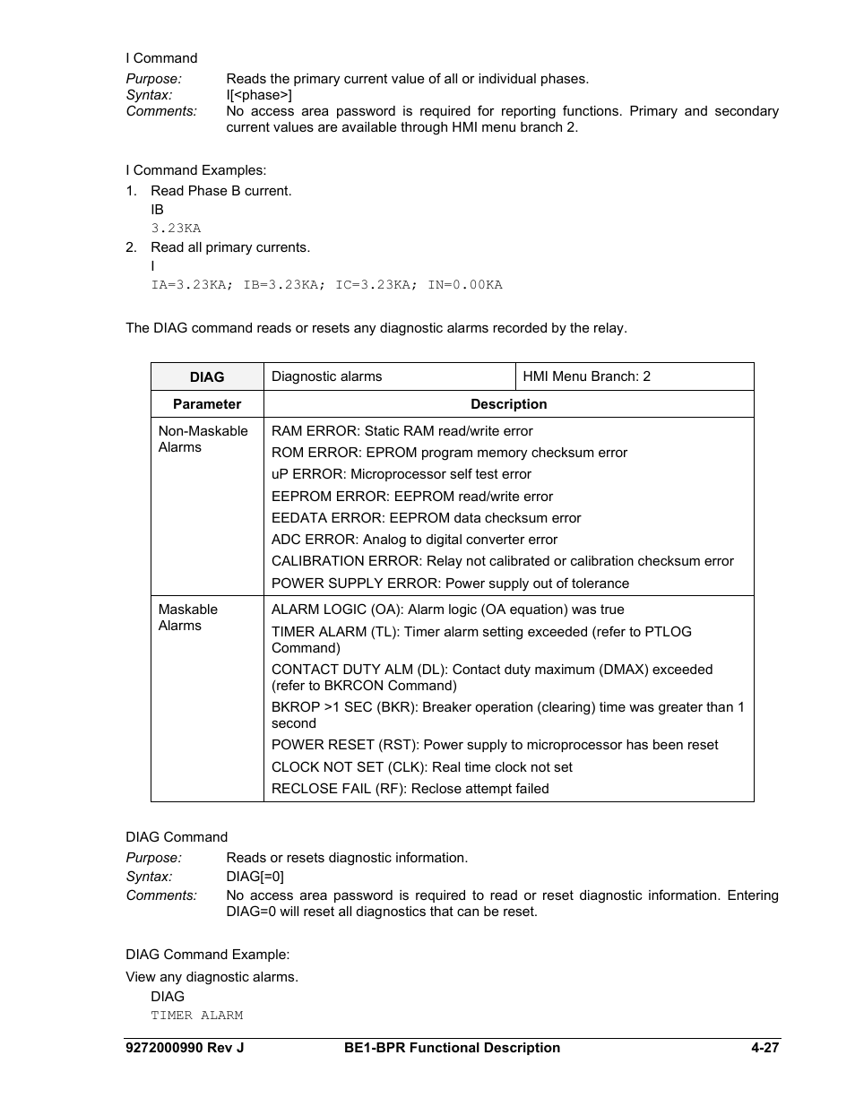 Basler Electric BE1-BPR User Manual | Page 79 / 182