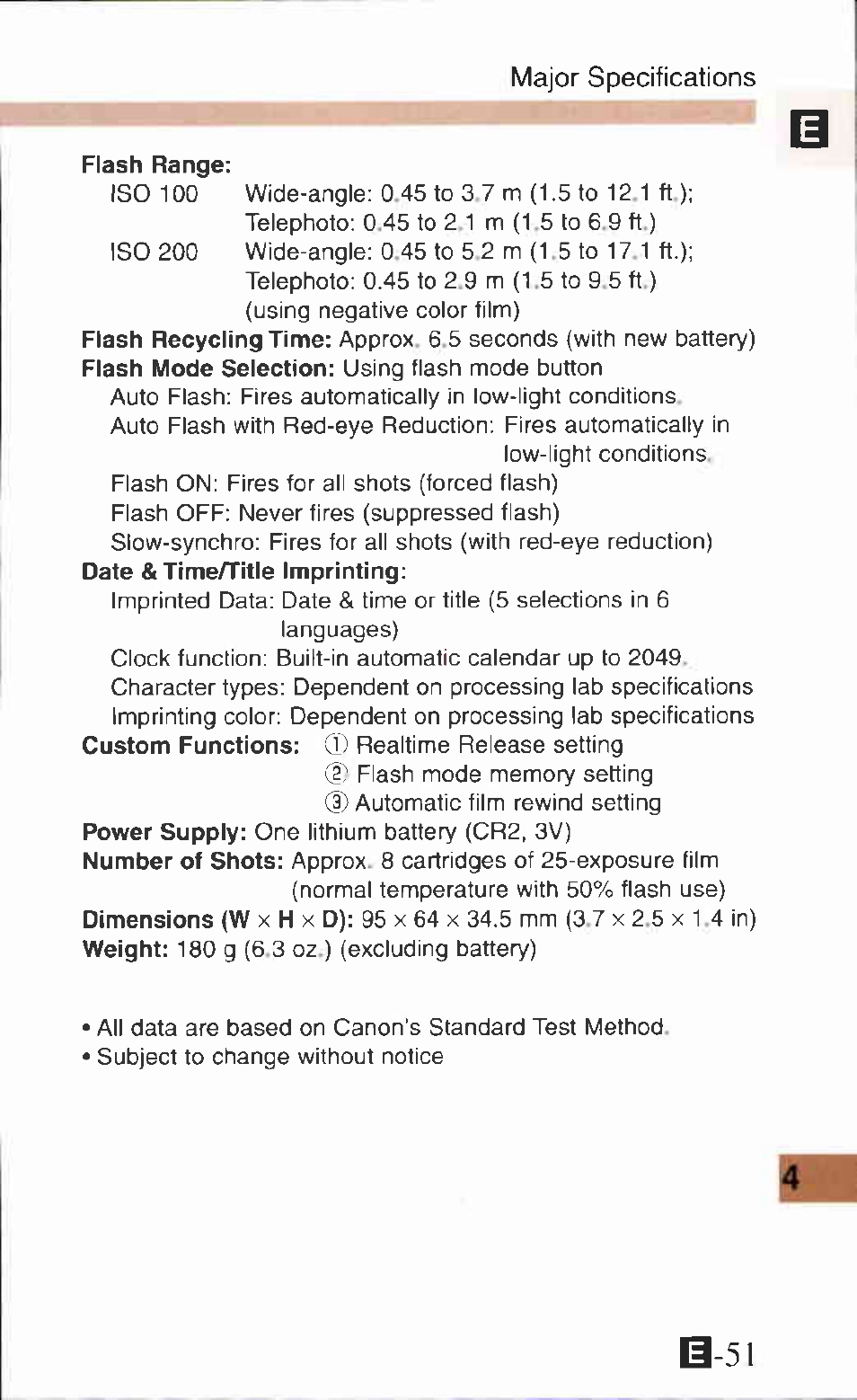 Canon IXUS Z65 User Manual | Page 51 / 54