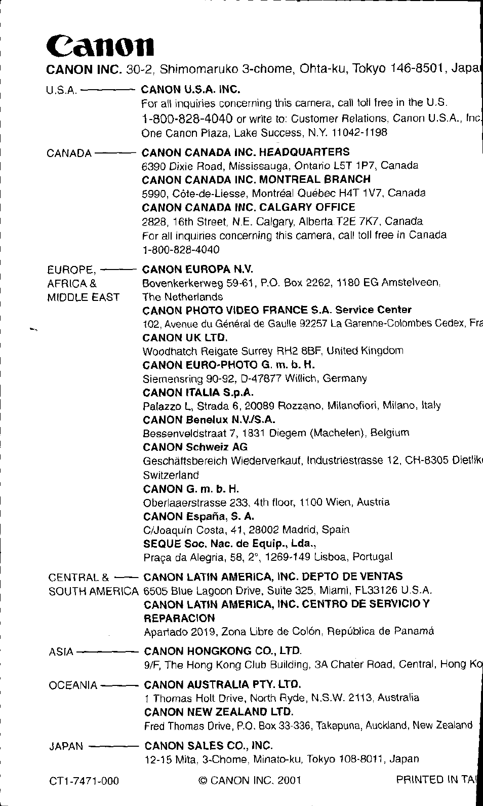 Canon | Canon IXUS Z65 User Manual | Page 54 / 54