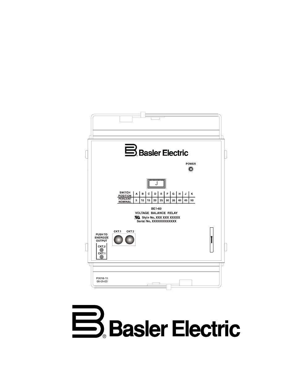 Basler Electric BE1-60 User Manual | 31 pages