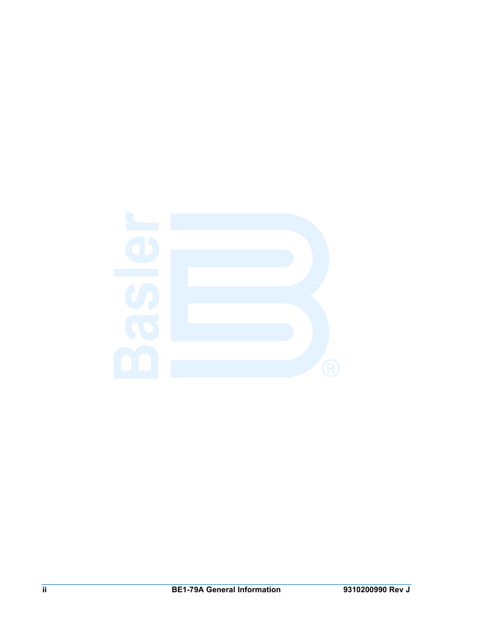 Basler Electric BE1-79A User Manual | Page 10 / 72