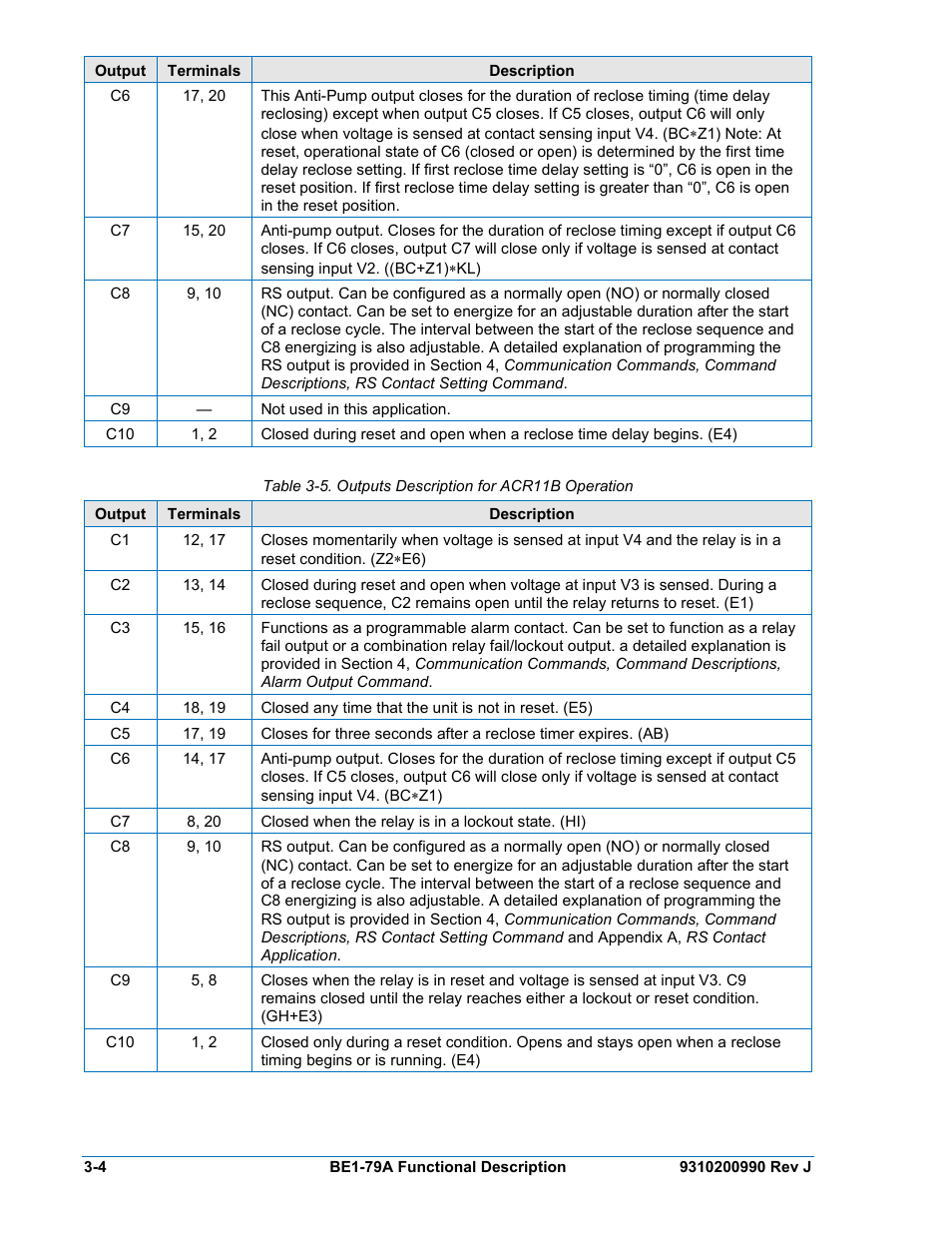 Basler Electric BE1-79A User Manual | Page 26 / 72