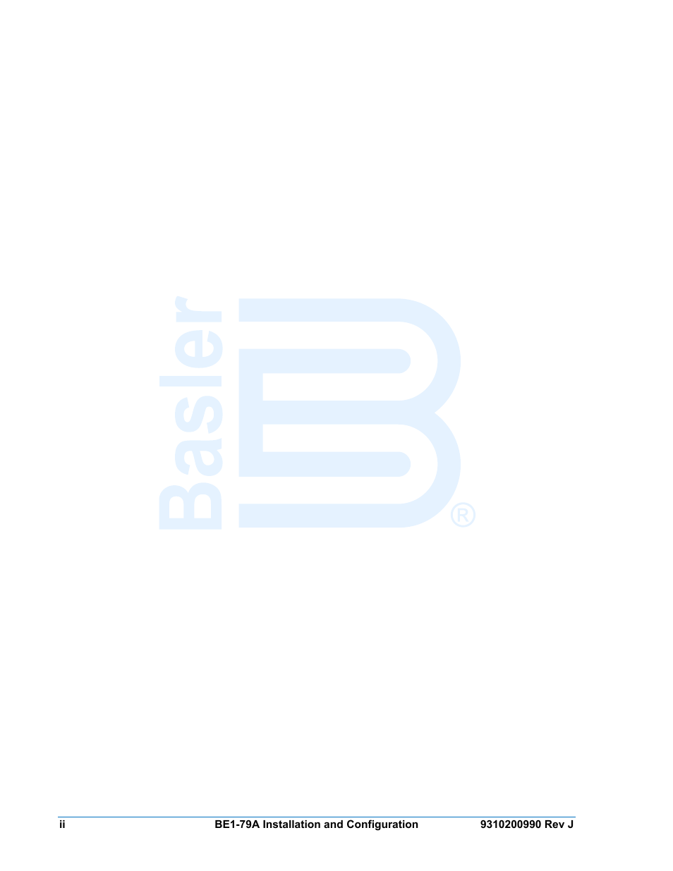 Basler Electric BE1-79A User Manual | Page 40 / 72