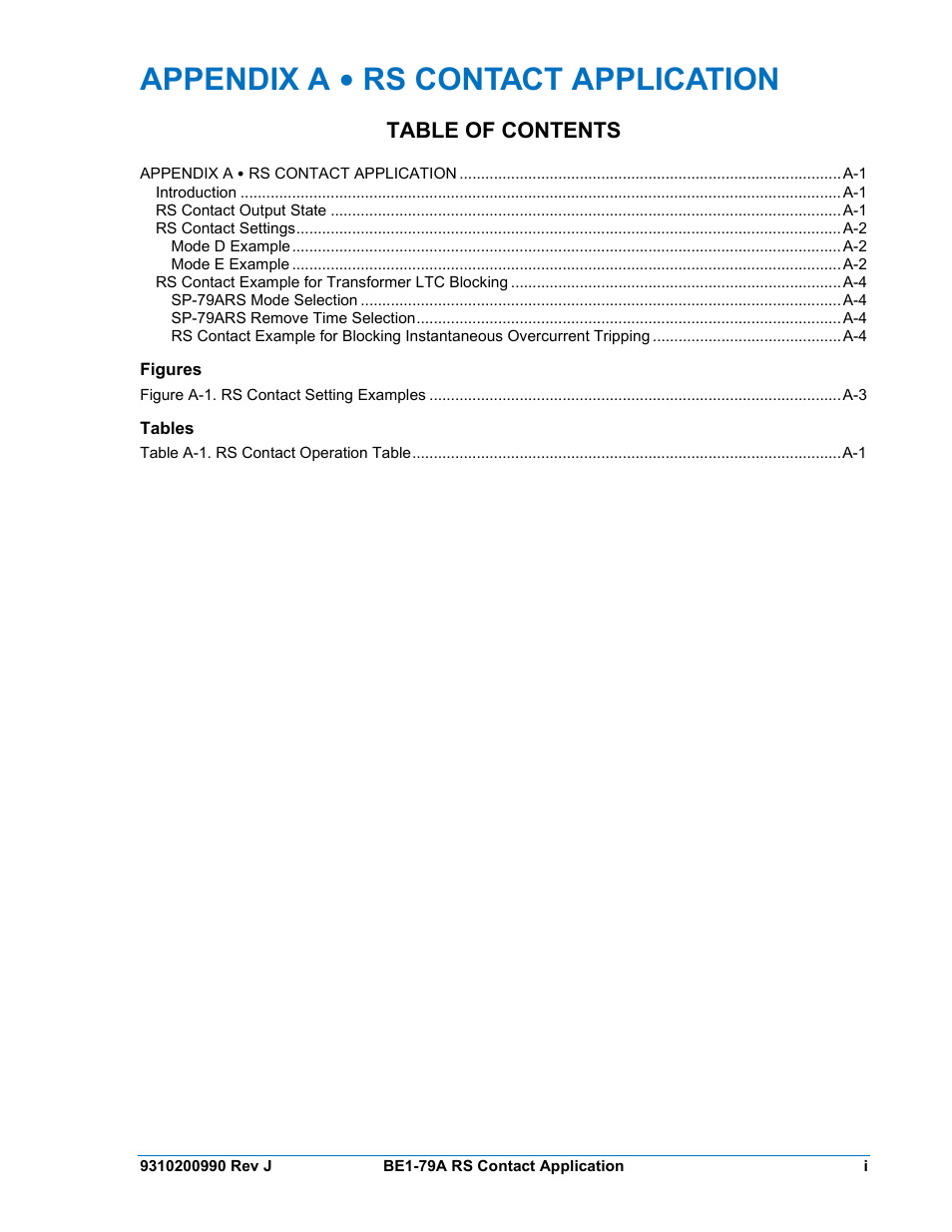Basler Electric BE1-79A User Manual | Page 59 / 72
