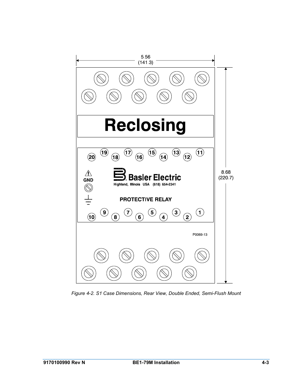 Basler Electric BE1-79M User Manual | Page 43 / 74