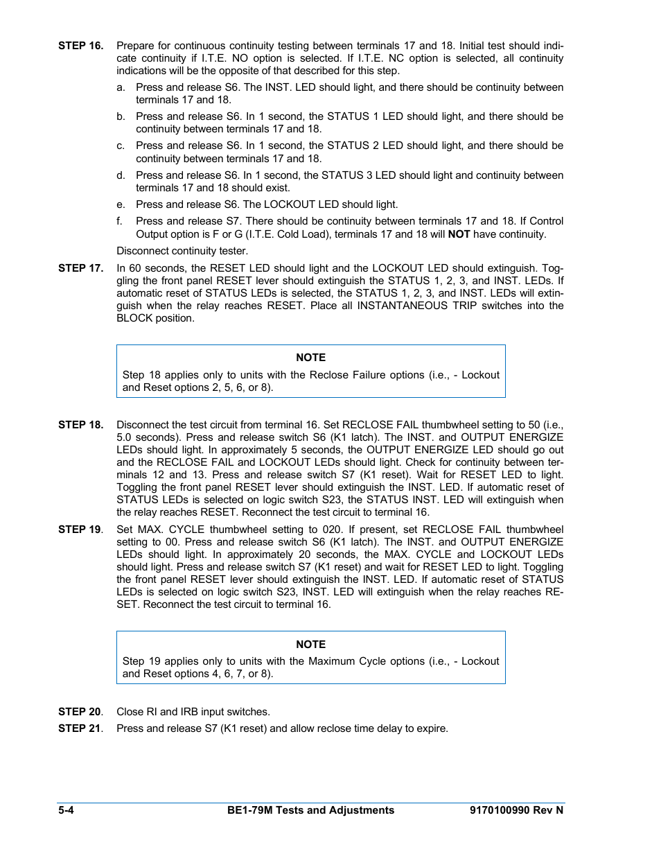 Basler Electric BE1-79M User Manual | Page 58 / 74