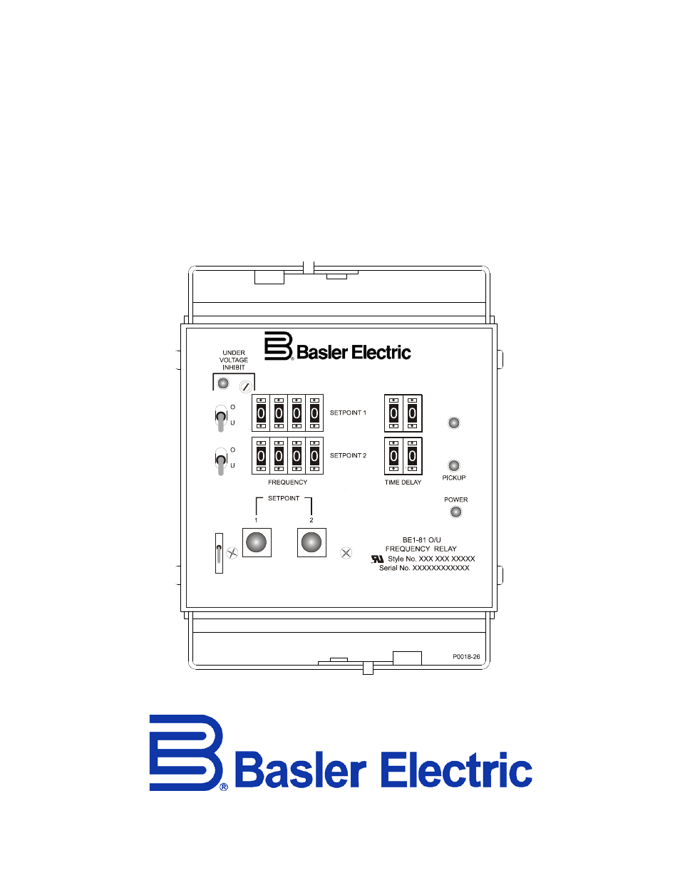 Basler Electric BE1-81O/U User Manual | 54 pages