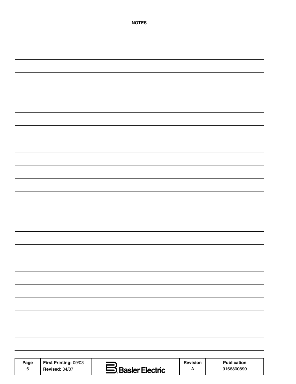 Basler Electric AVC63-4 User Manual | Page 6 / 6