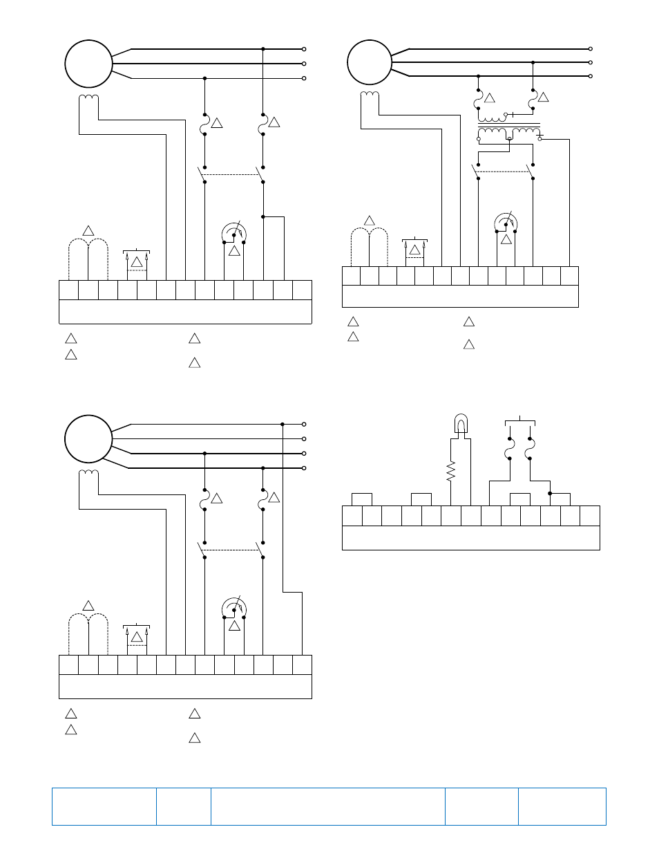 Instructions, 5 of 6, Figure 4. typical single-phase connections | Figure 5. typical connections for 480 vac, Figure 7. operational test connections, Ab c, Ab c n | Basler Electric APR63-5 User Manual | Page 5 / 6