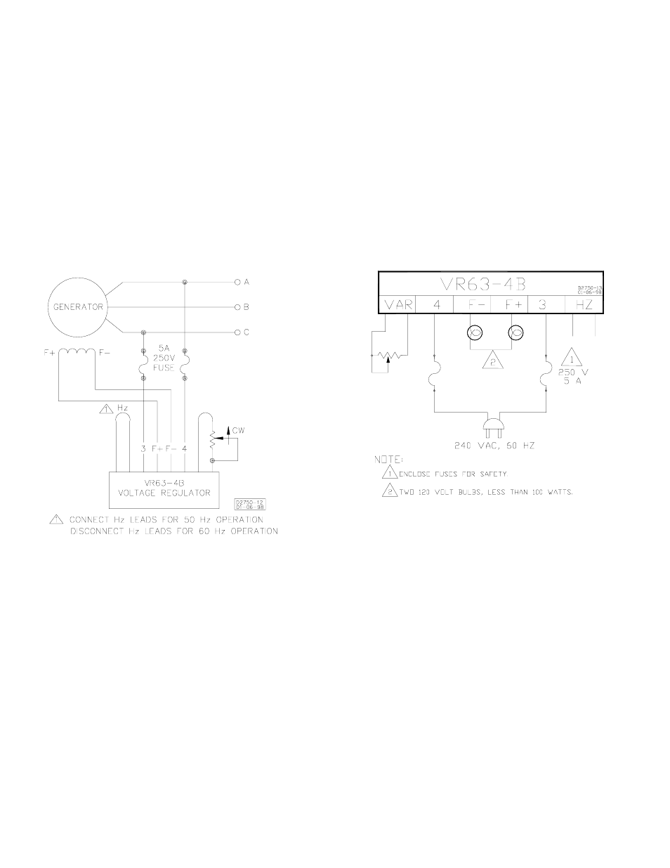 Basler Electric VR63-4B User Manual | Page 2 / 2