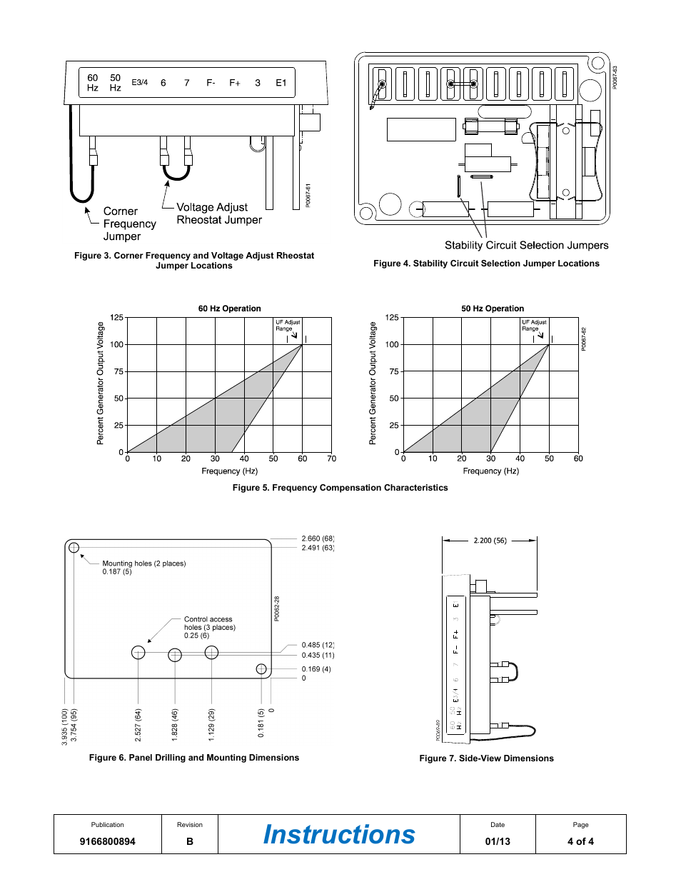 N figure 3, Ee figure 4), Figure 5 | Figure 6, Instructions | Basler Electric BE300PM User Manual | Page 4 / 4