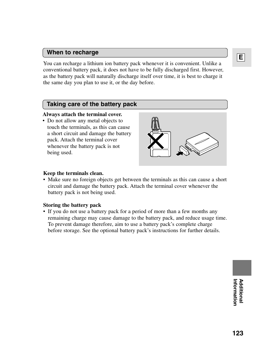 Canon elura20 User Manual | Page 123 / 152