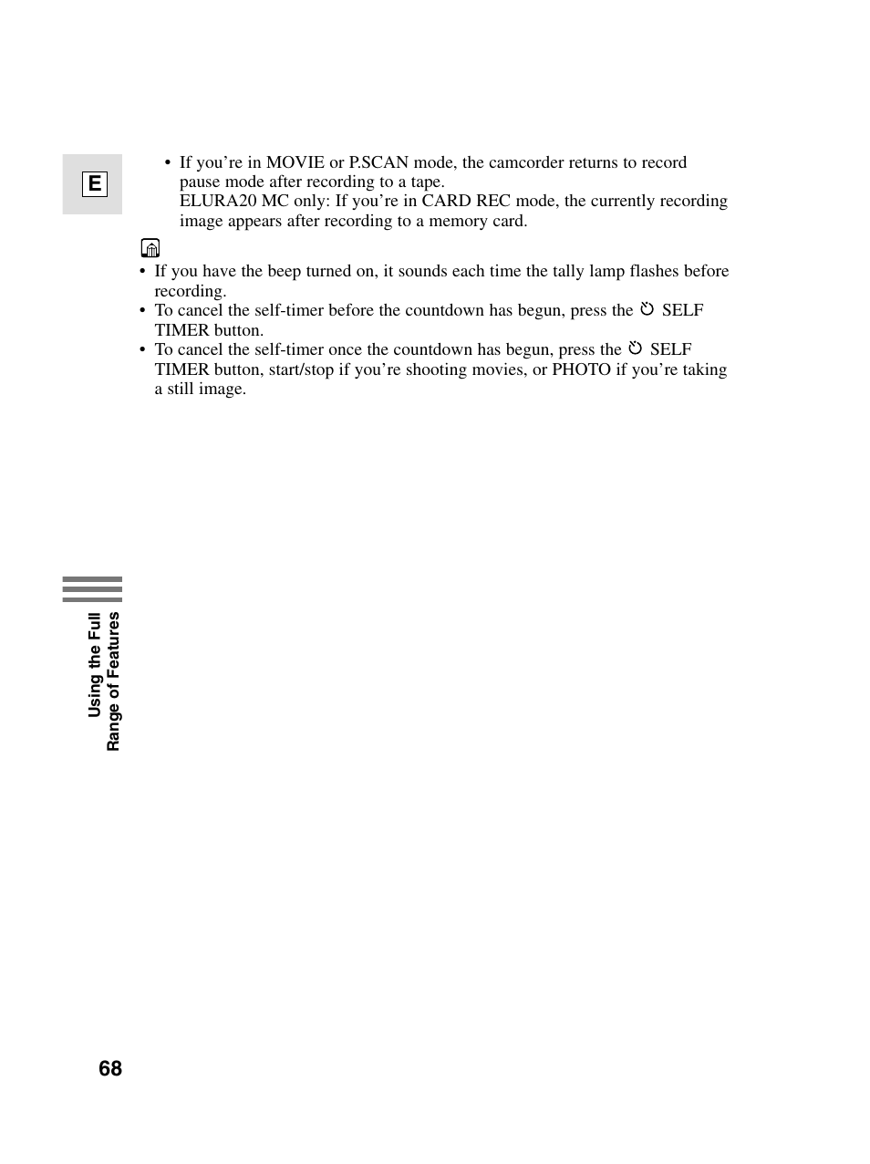 68 e | Canon elura20 User Manual | Page 68 / 152