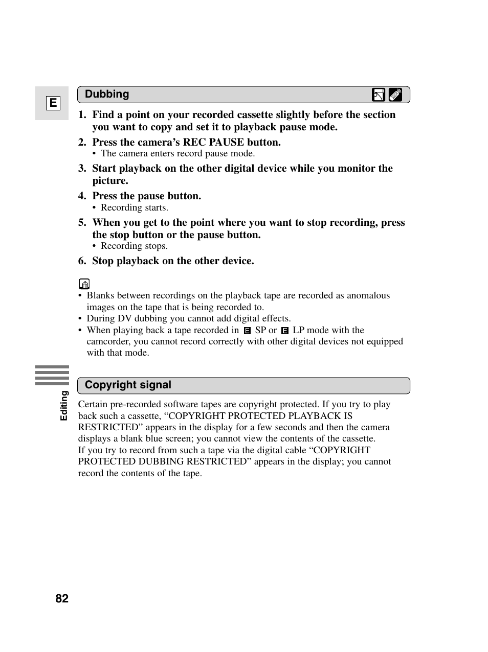 Canon elura20 User Manual | Page 82 / 152