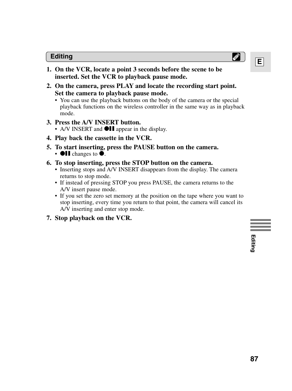 Canon elura20 User Manual | Page 87 / 152