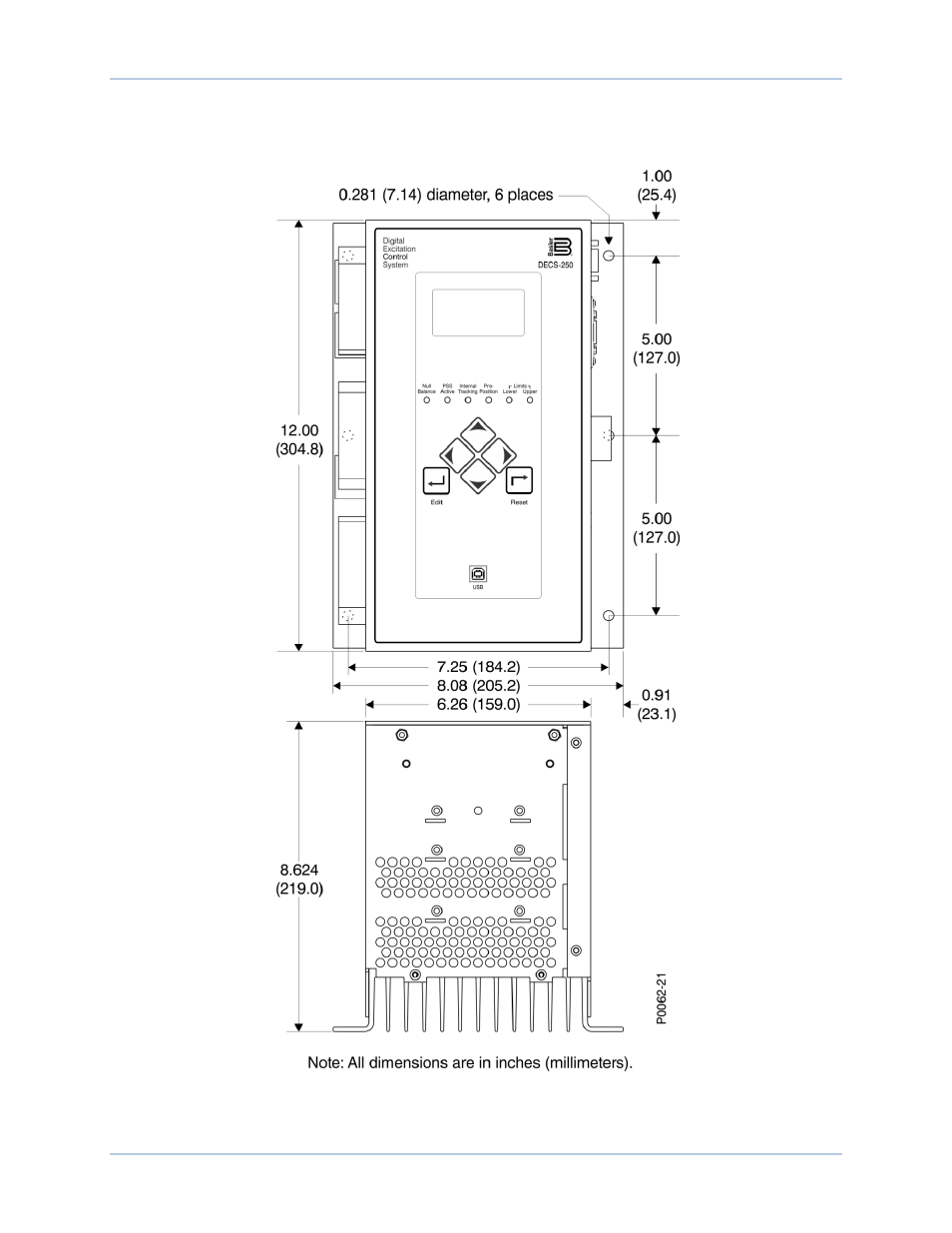 Basler Electric DECS-250 Mounting User Manual | Page 2 / 4