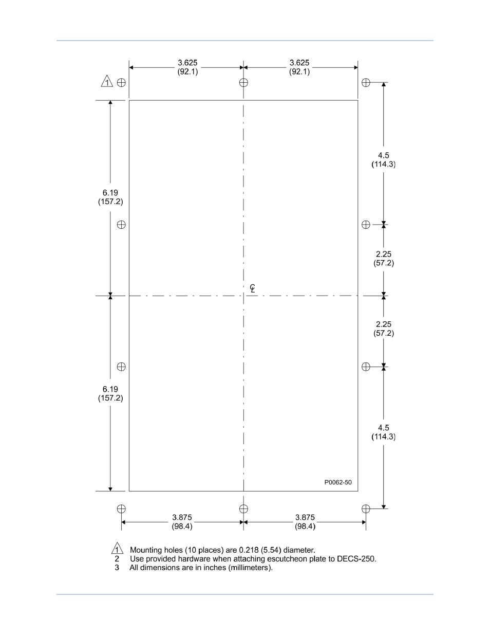 Basler Electric DECS-250 Mounting User Manual | Page 4 / 4