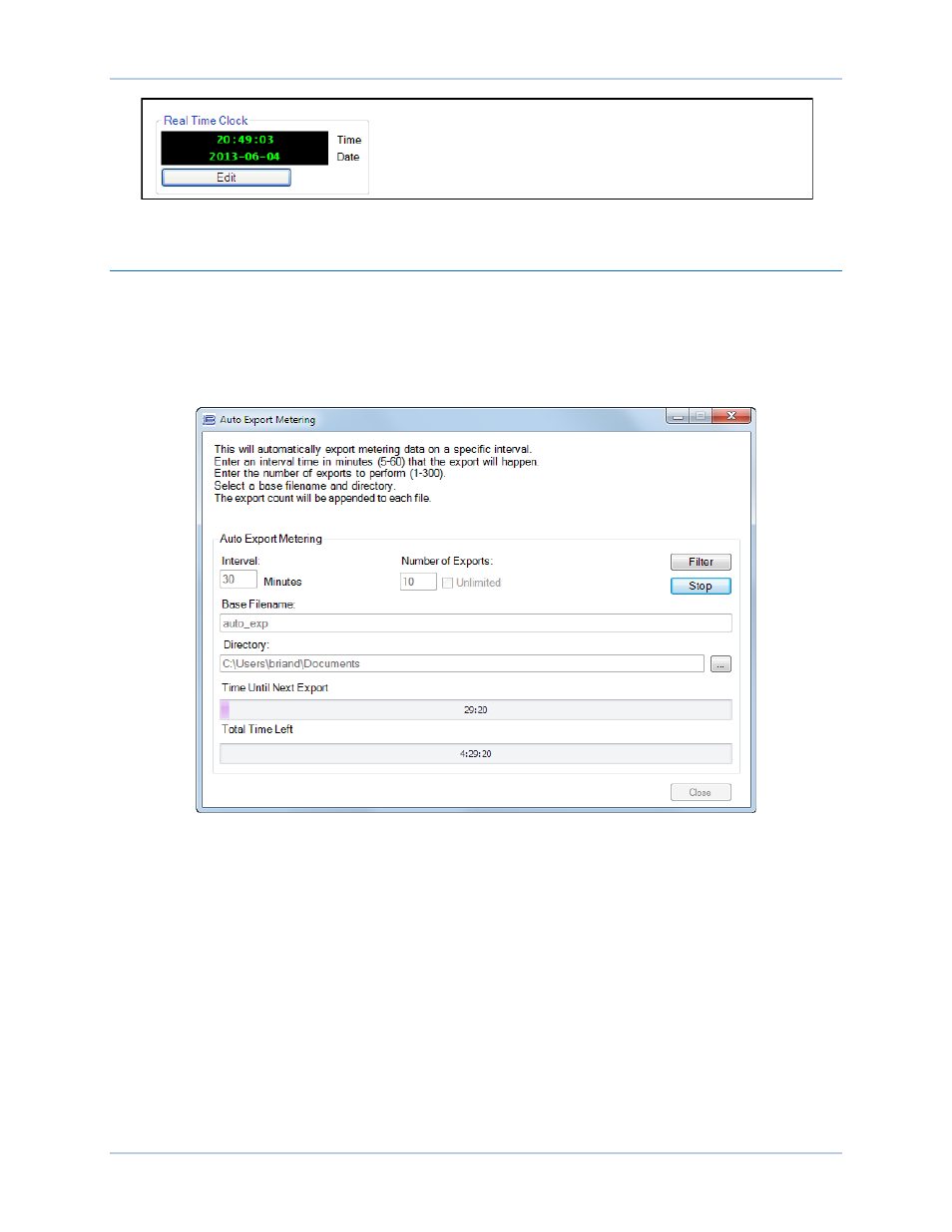 Auto export metering | Basler Electric DECS-250N User Manual | Page 100 / 370