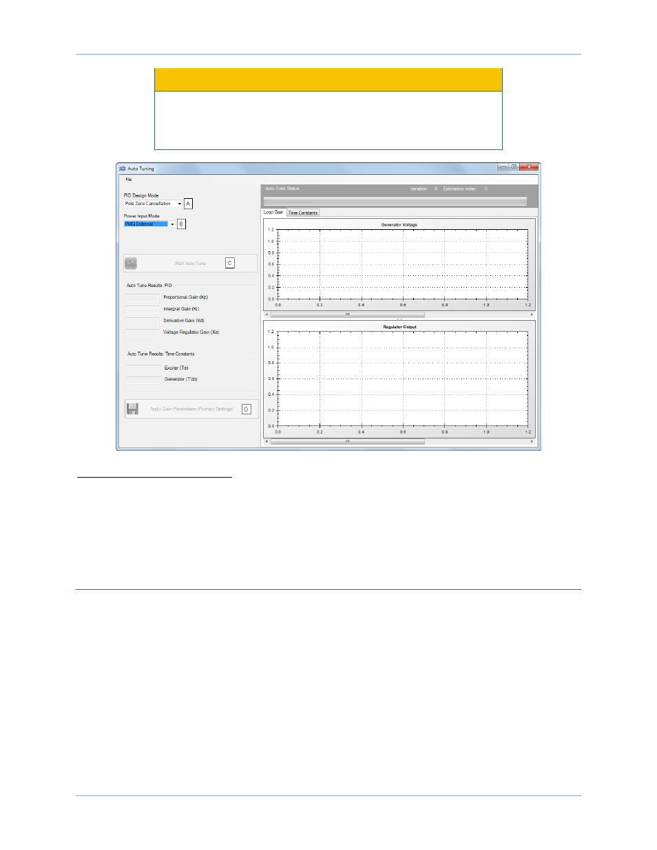 Fcr and fvr modes, Fcr mode stability settings, Caution | Basler Electric DECS-250N User Manual | Page 120 / 370