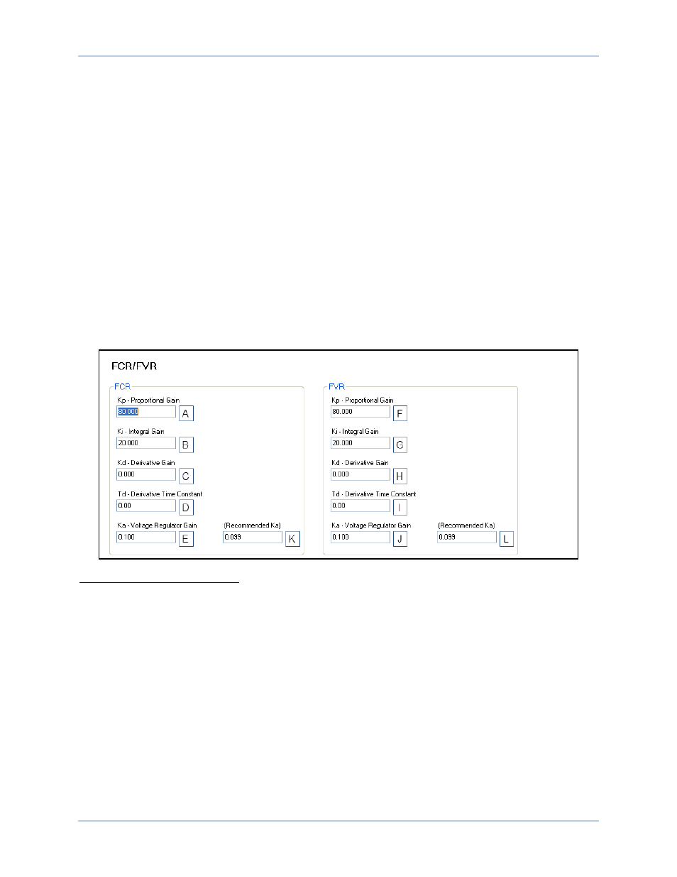 Fvr mode stability settings | Basler Electric DECS-250N User Manual | Page 121 / 370