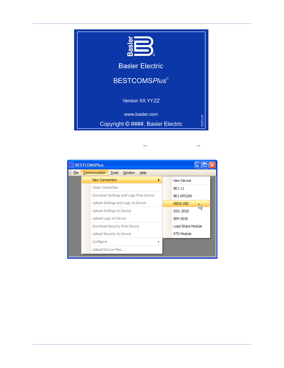 Basler Electric DECS-250N User Manual | Page 144 / 370