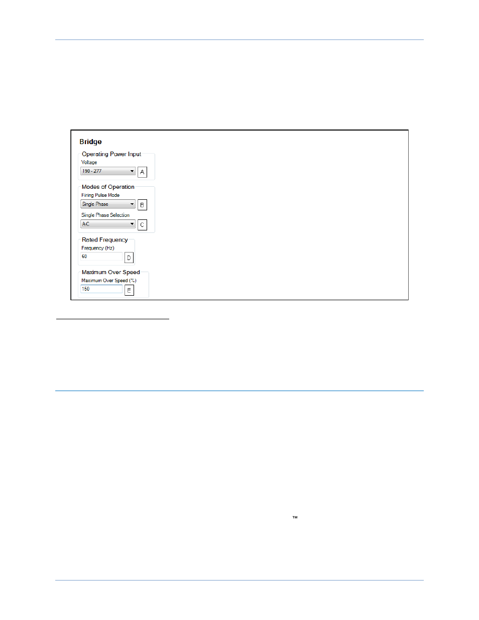 Rated frequency, Maximum over-speed, Soft start | Field flashing, Startup functions | Basler Electric DECS-250N User Manual | Page 190 / 370
