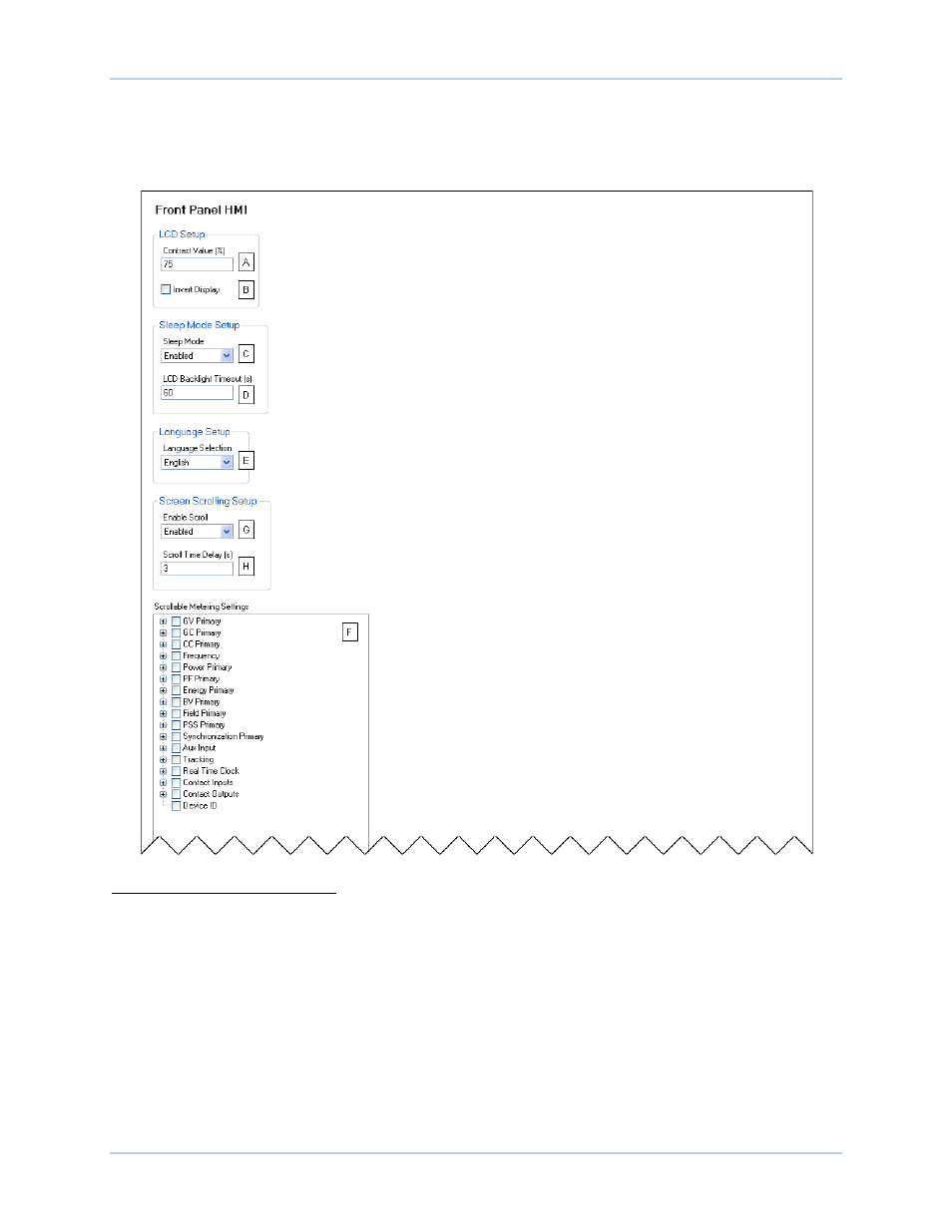 Screen scrolling | Basler Electric DECS-250N User Manual | Page 24 / 370