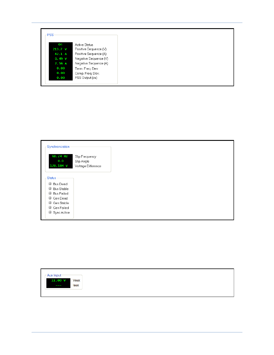 Synchronization, Auxiliary control input, Tracking | Basler Electric DECS-250N User Manual | Page 89 / 370