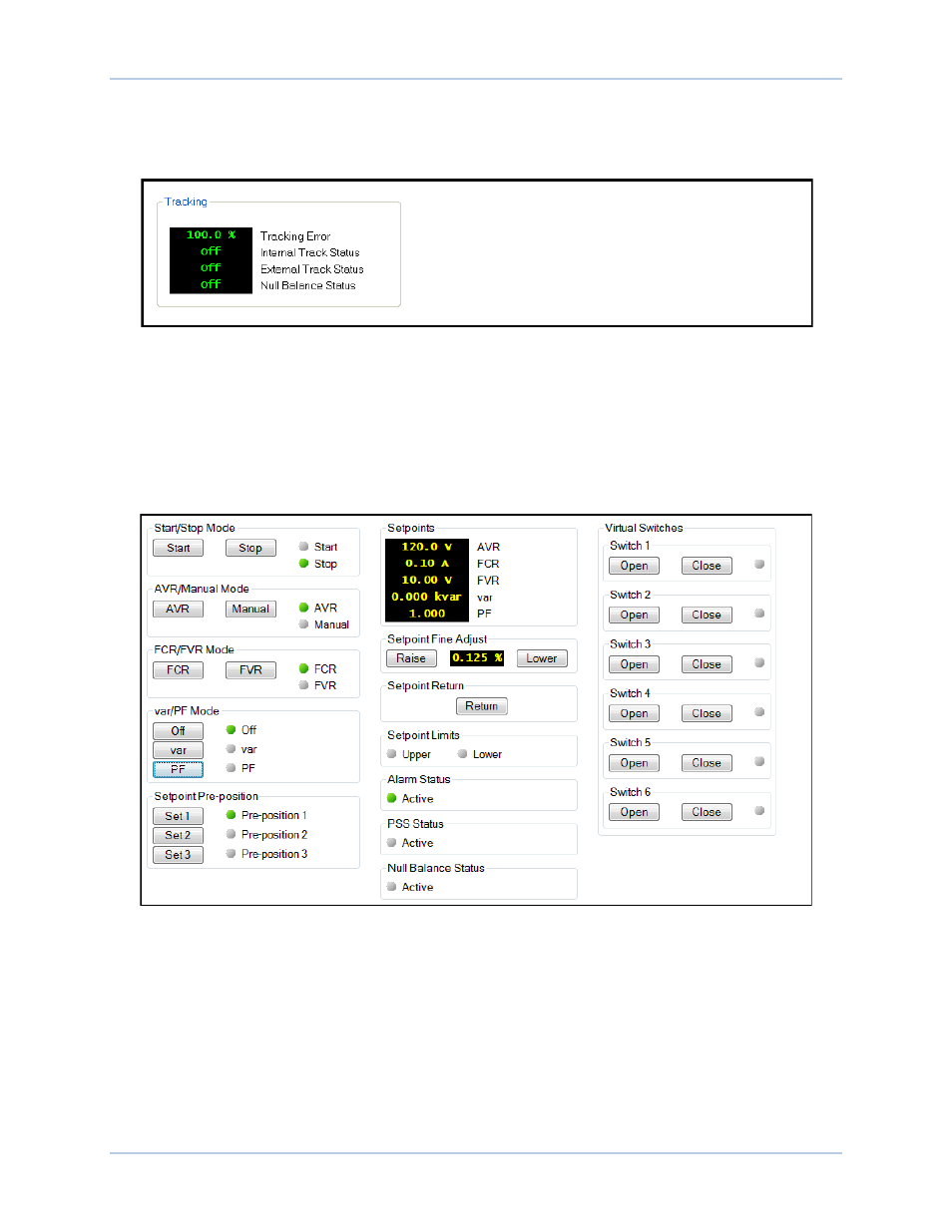 Control panel | Basler Electric DECS-250N User Manual | Page 90 / 370