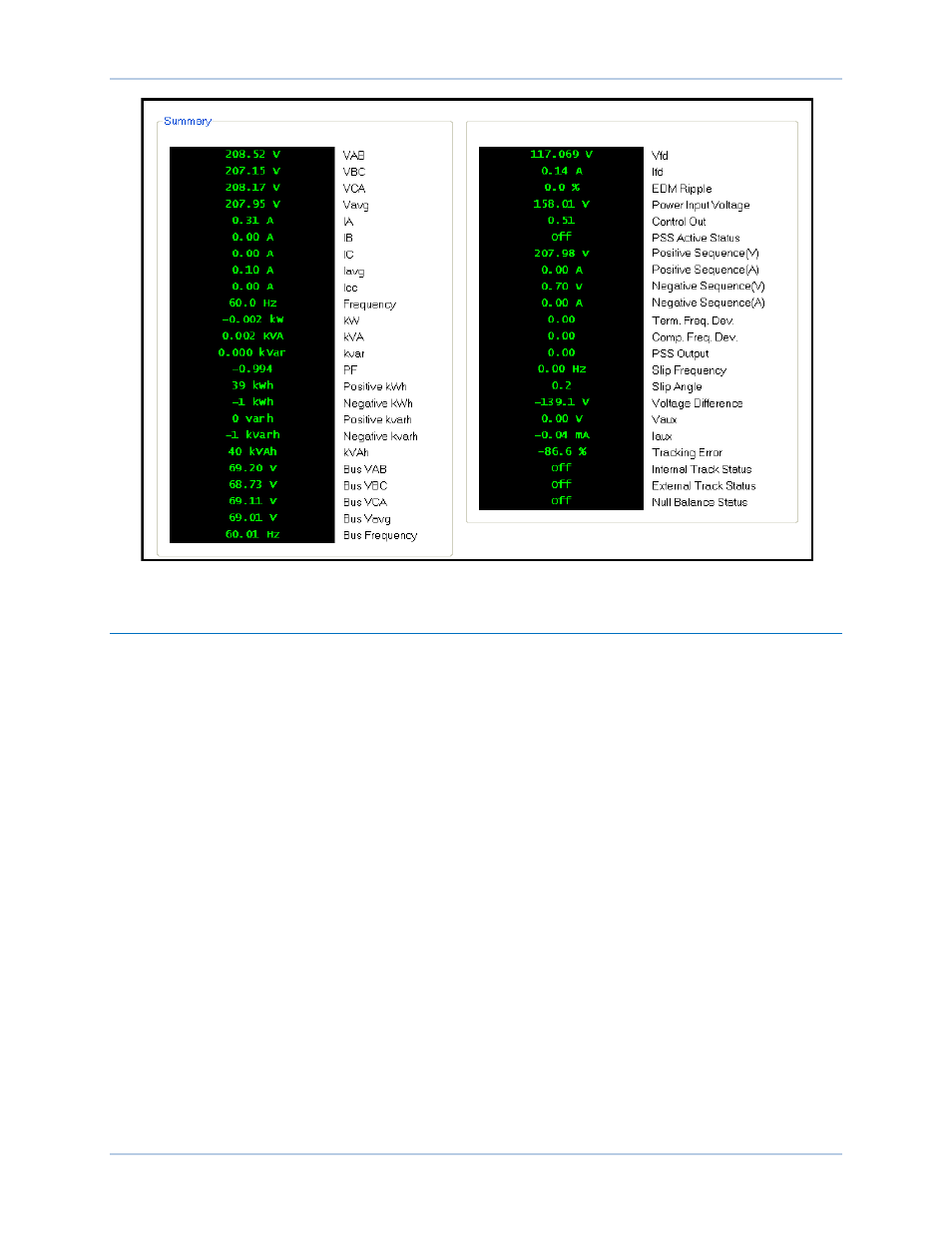 Status indication, System status | Basler Electric DECS-250N User Manual | Page 92 / 370