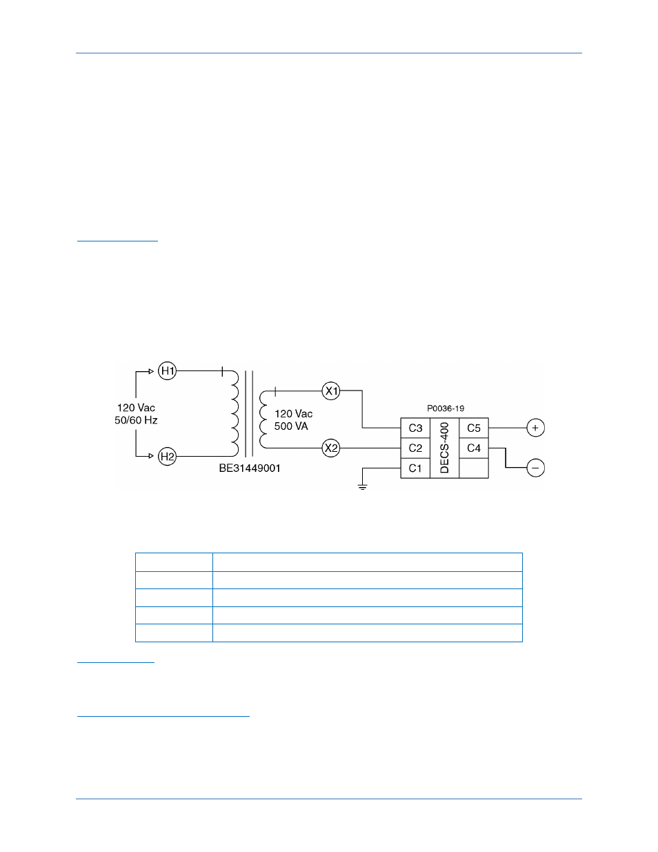Field isolation module terminations, Decs-400 terminal functions and assignments | Basler Electric DECS-400 User Manual | Page 139 / 250