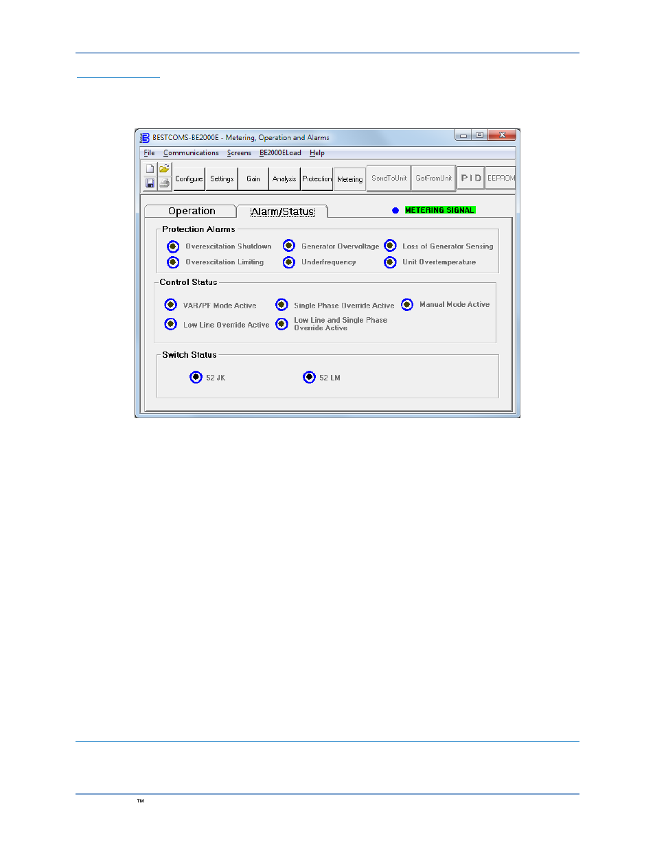 Pid data | Basler Electric BE2000E User Manual | Page 60 / 82