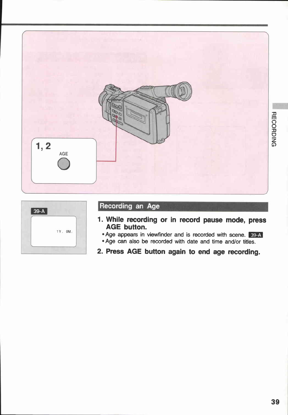 Canon E 600 User Manual | Page 39 / 96