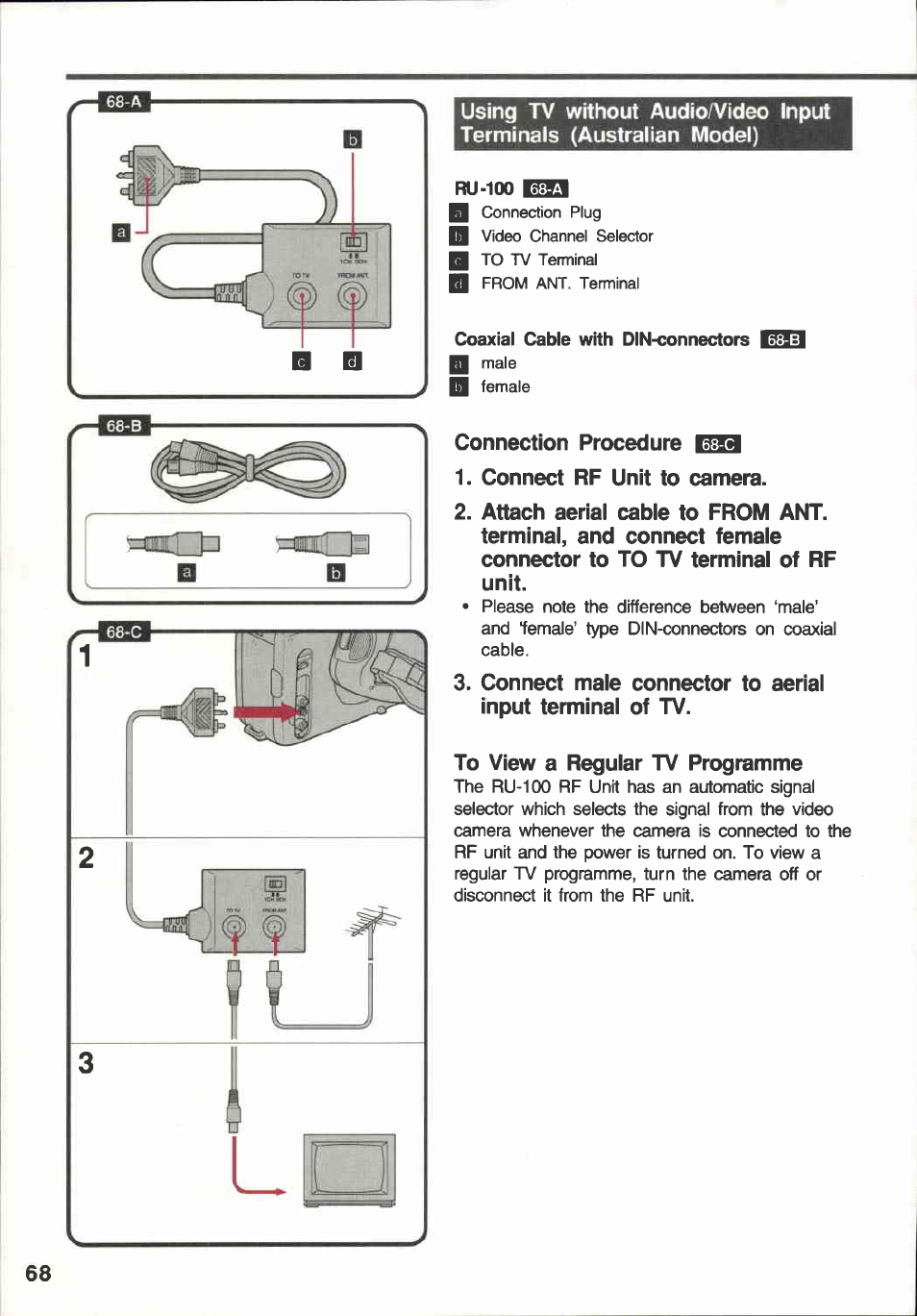 Canon E 600 User Manual | Page 68 / 96