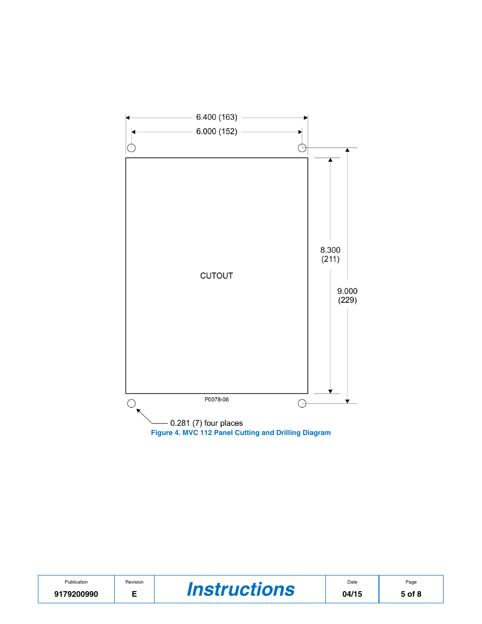 Instructions | Basler Electric MVC112 User Manual | Page 5 / 8