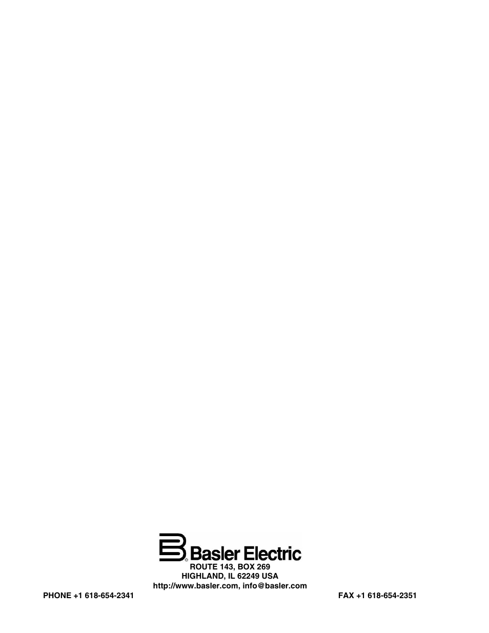 Basler Electric MVC301 User Manual | Page 16 / 16