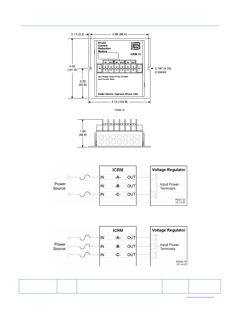 Figures, Instructions | Basler Electric ICRM-7 User Manual | Page 3 / 4