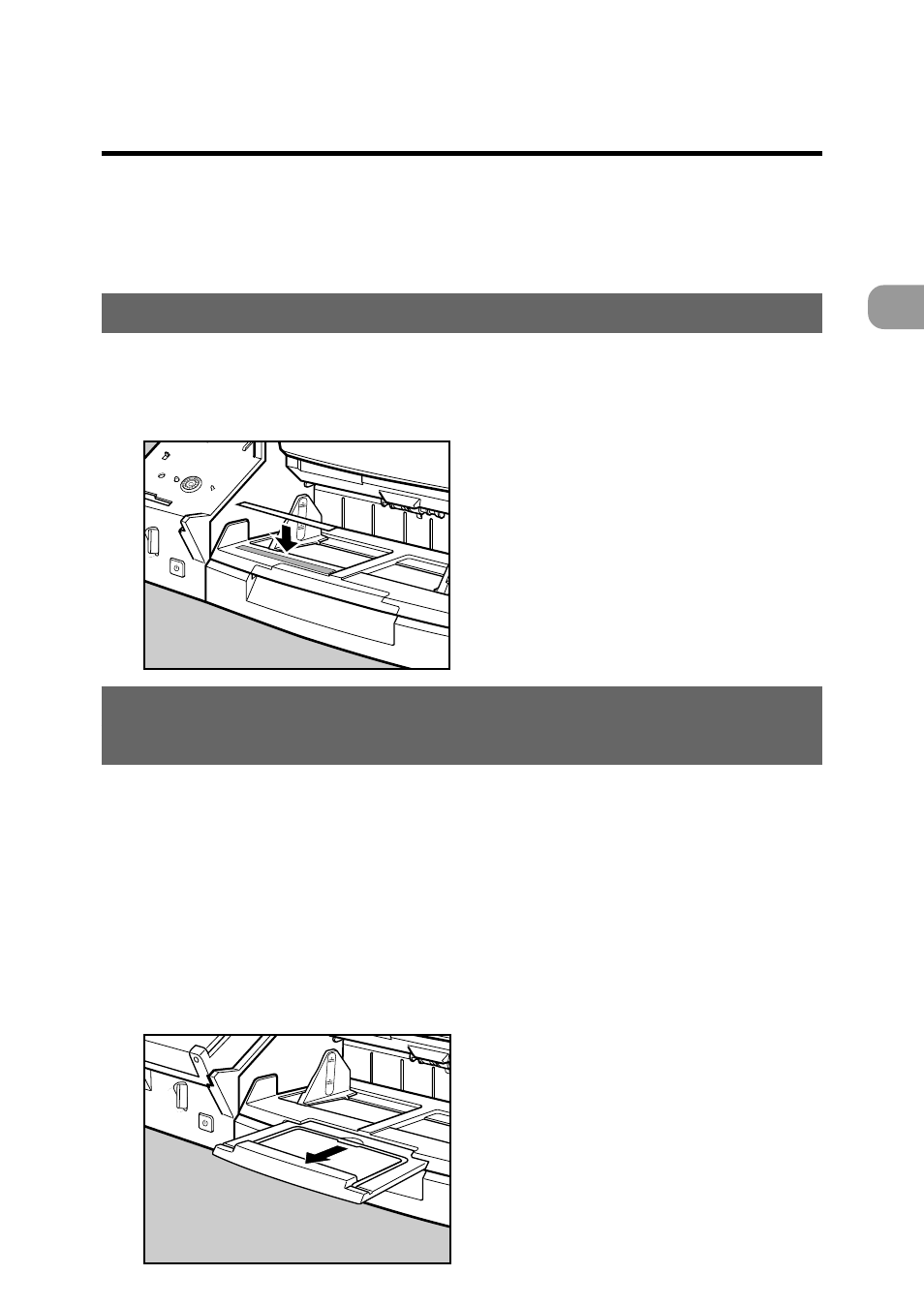 Preparing for paper feeding and ejection, Affixing the document guide labels | Canon DR-5060F User Manual | Page 35 / 92