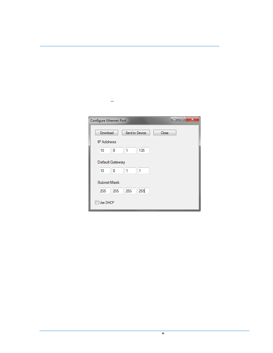 Figure 4-11. configure ethernet port -9 | Basler Electric DGC-2020 User Manual | Page 119 / 620