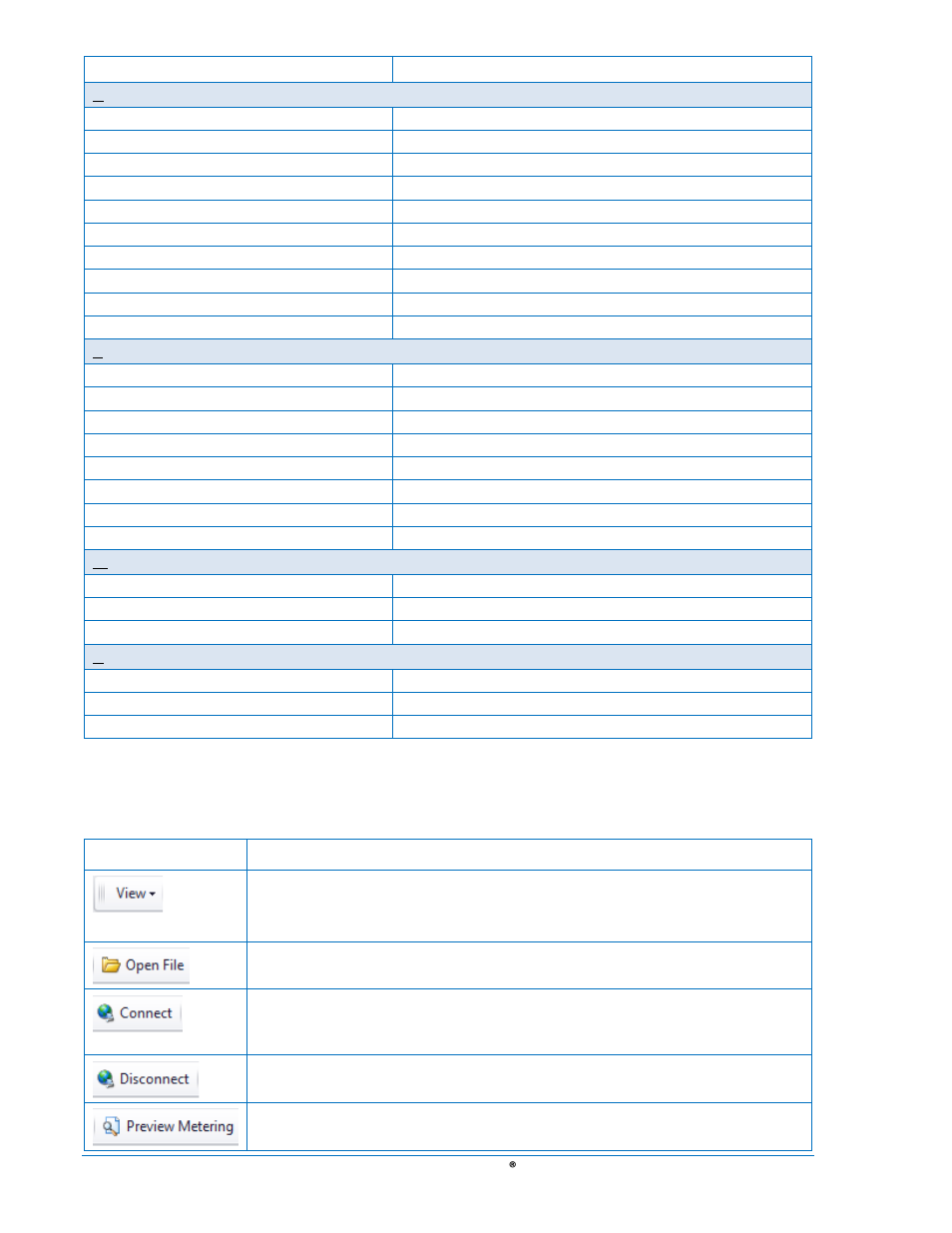 Lower menu bar (dgc-2020 plugin), Lower menu bar (dgc-2020 plugin) -12, Table 4-3. lower menu bar (dgc-2020 plugin) -12 | Basler Electric DGC-2020 User Manual | Page 122 / 620