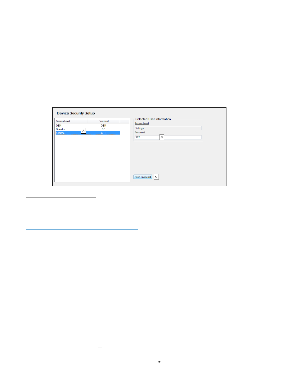 Figure 4-17. device security setup -18 | Basler Electric DGC-2020 User Manual | Page 128 / 620