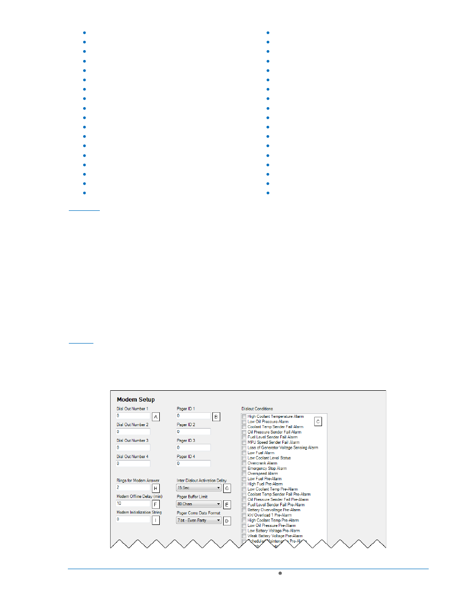 Figure 4-23. modem setup -29 | Basler Electric DGC-2020 User Manual | Page 139 / 620