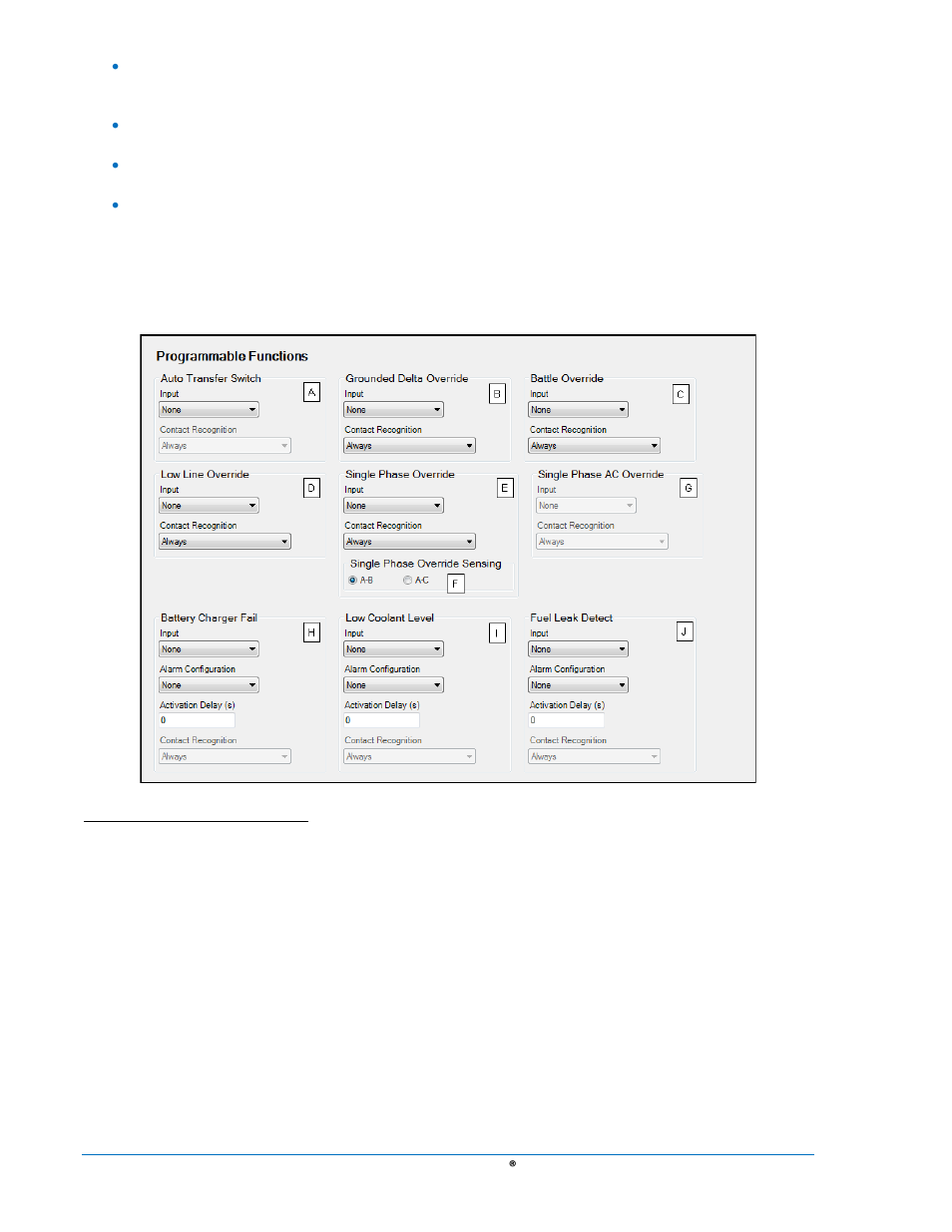 Figure 4-35. programmable functions -42 | Basler Electric DGC-2020 User Manual | Page 152 / 620