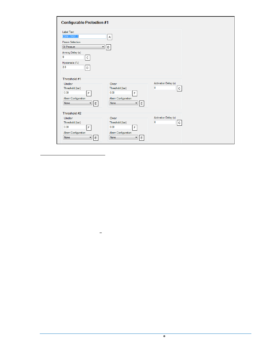 Configurable protection scale factors, Configurable protection scale factors -51, Figure 4-45. configurable protection #1 -51 | Basler Electric DGC-2020 User Manual | Page 161 / 620