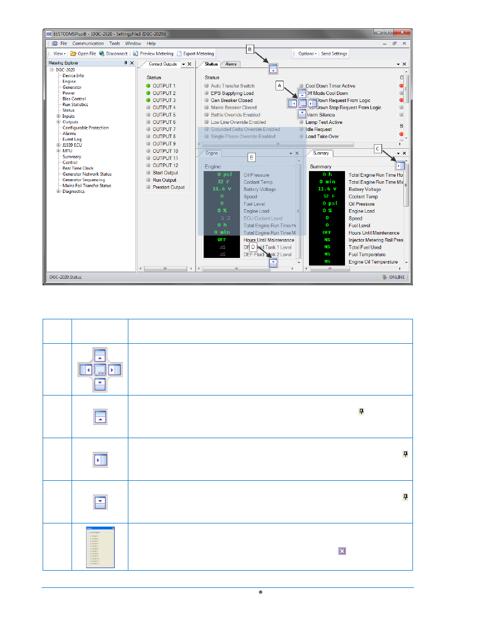 Figure 4-81. metering, docking options -98 | Basler Electric DGC-2020 User Manual | Page 208 / 620
